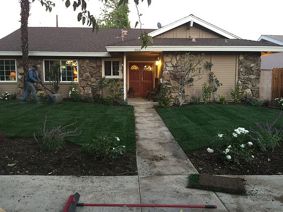 Front. Just landscaped