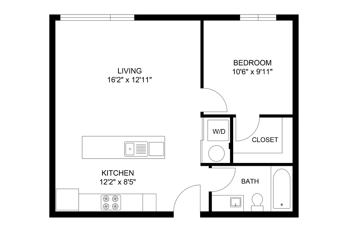 Floor plan Plan D