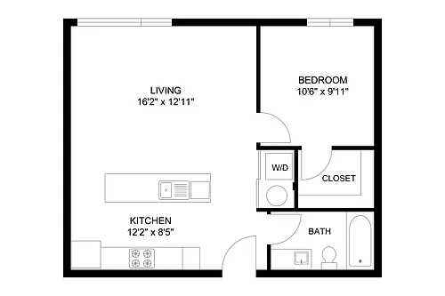 Floor plan Plan D