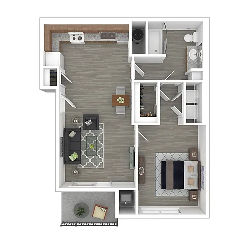 Floor plan 1 BED