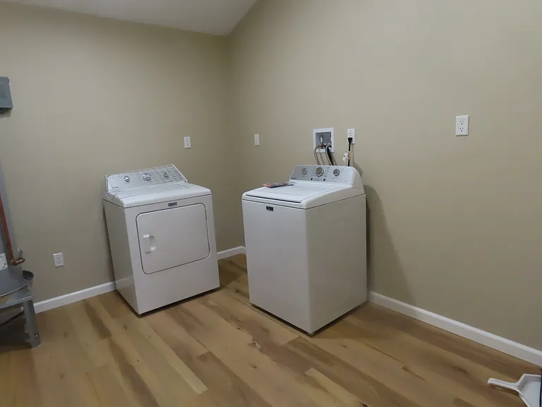 huge laundry room and storage