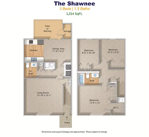 Floor plan The Shawnee