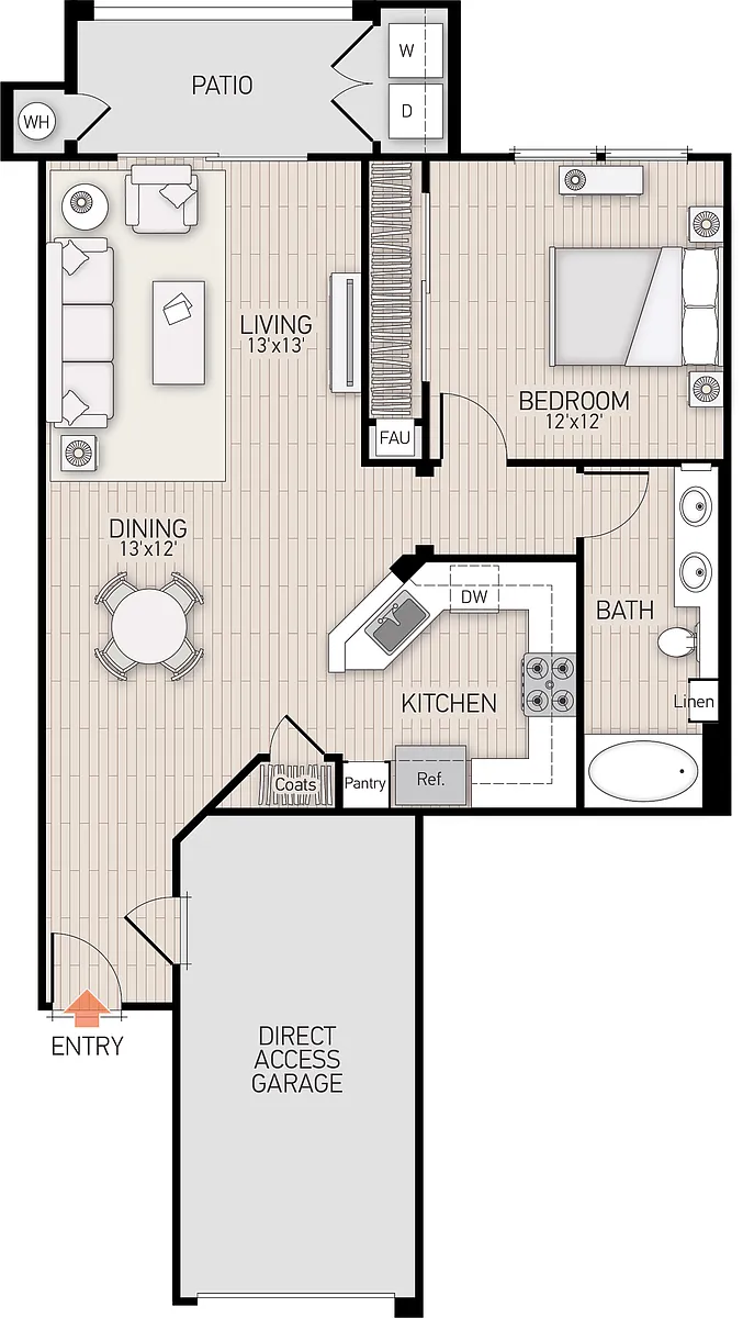 Floor plan Plan E