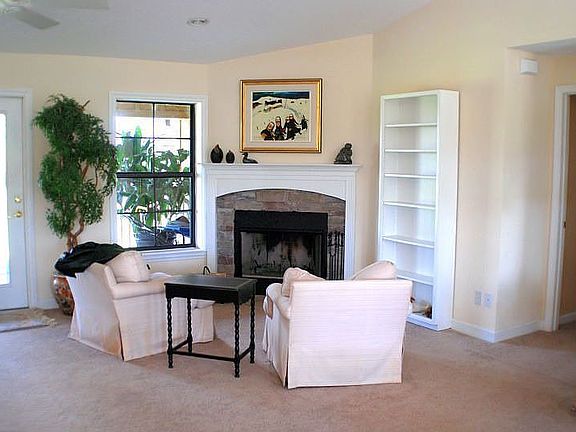 fireplace in great room