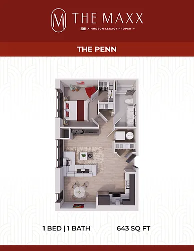 Floor plan The Penn