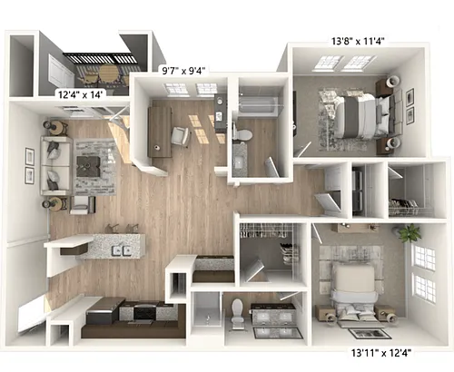 Floor plan B3