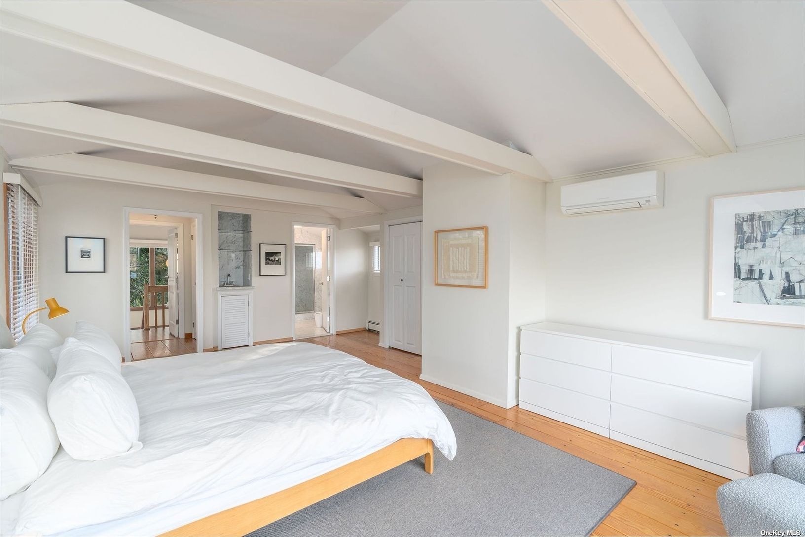  2nd Floor Primary Bedroom with Deck and Ensuite Bathroom