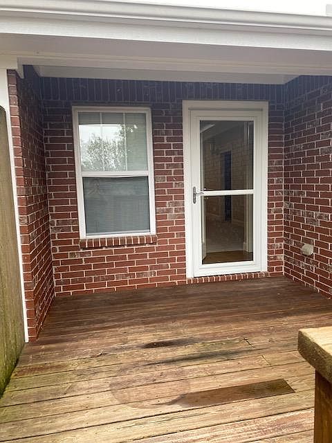 Back door and deck