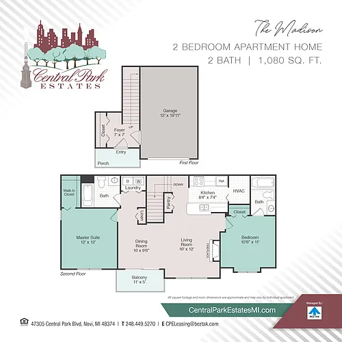 Floor plan The Madison