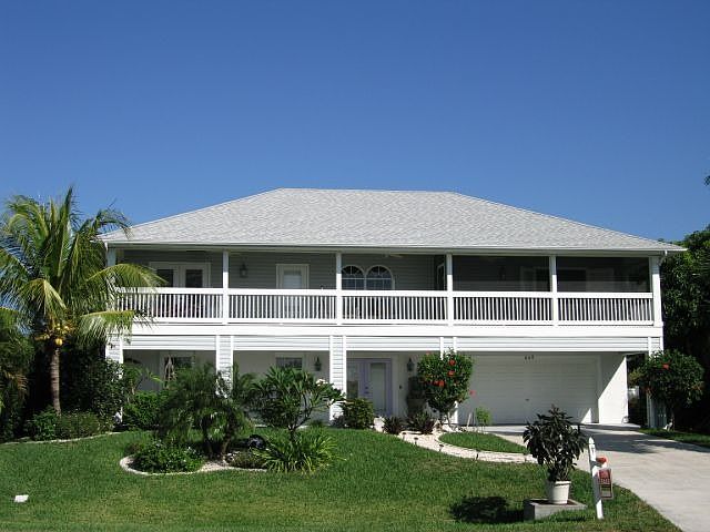 Key West style home - faces river