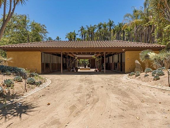 Driveway and front of house and stables