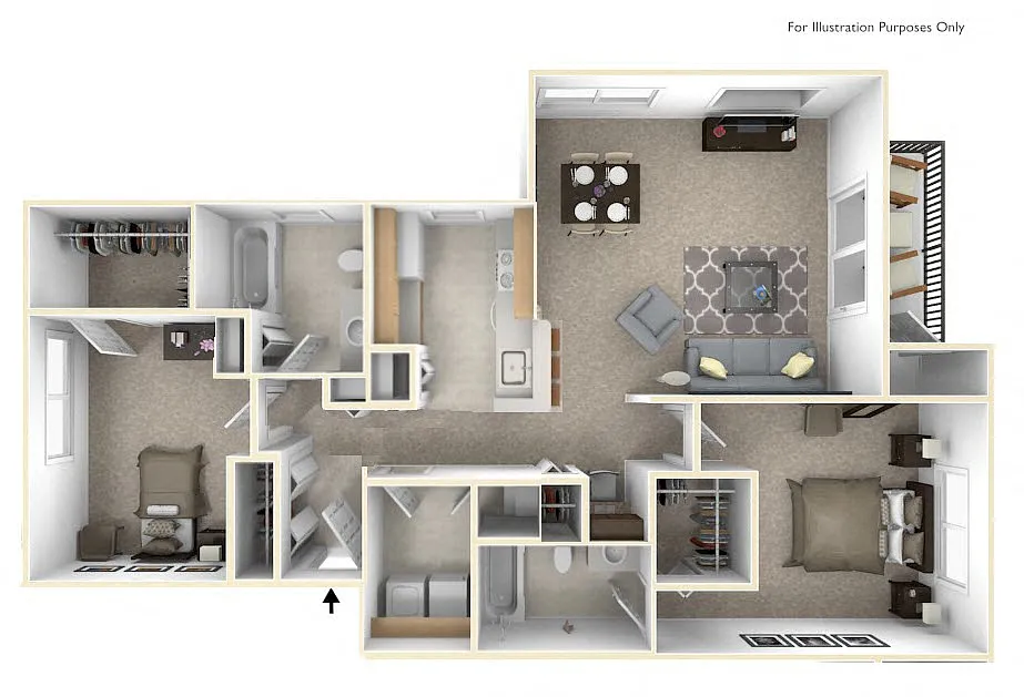 Floor plan Passion Flower