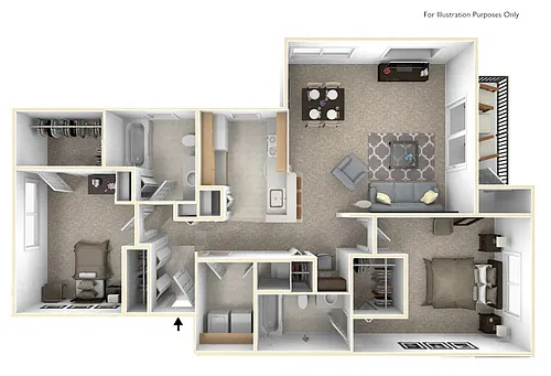 Floor plan Passion Flower