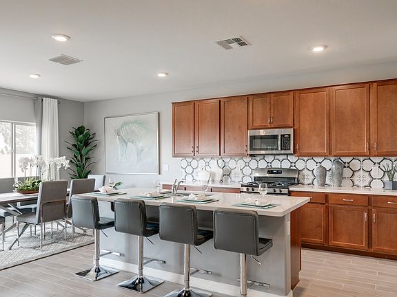 Striking kitchen with island