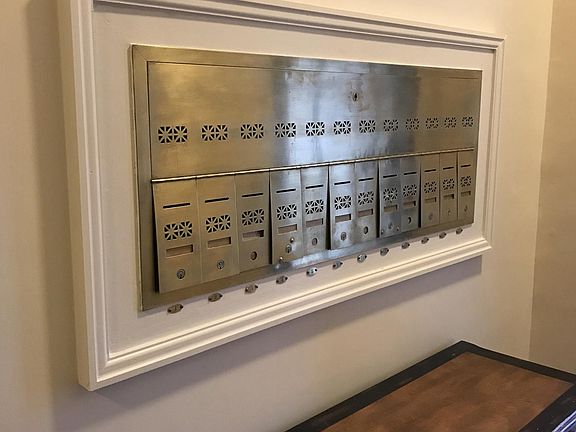 Mailbox in front lobby