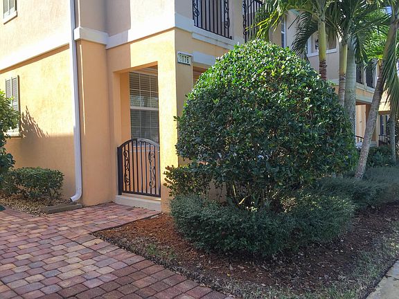 Gated porch on lower level