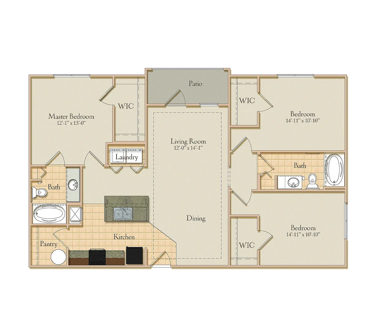 Floor plan C1