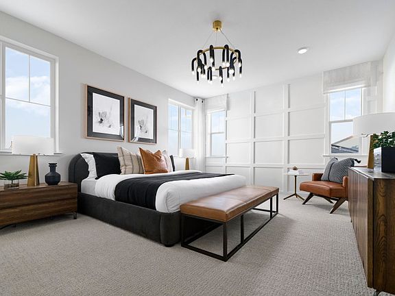 Luxurious owner s suite with plenty of sunlight