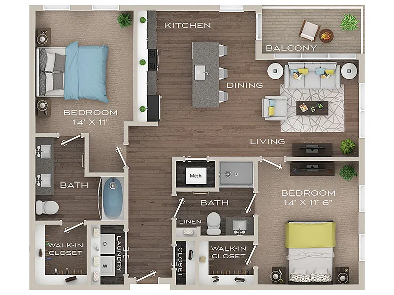 Floor plan Bellevue
