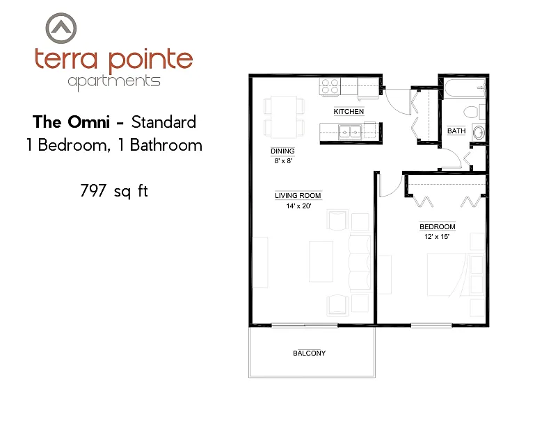 Floor plan The Omni - Standard