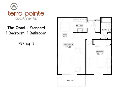 Floor plan The Omni - Standard