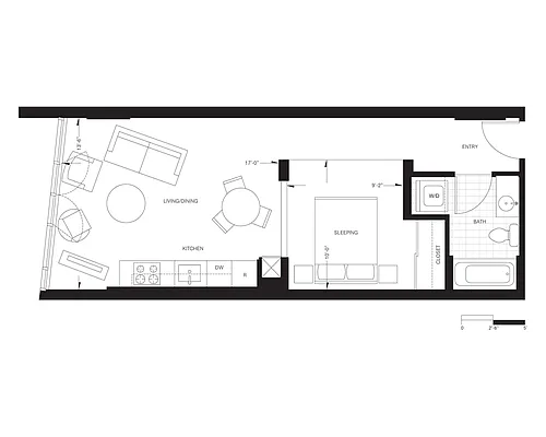 Floor plan Studio - A