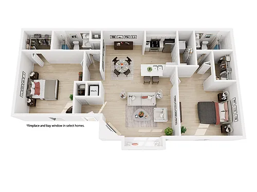 Floor plan B1 Renovated