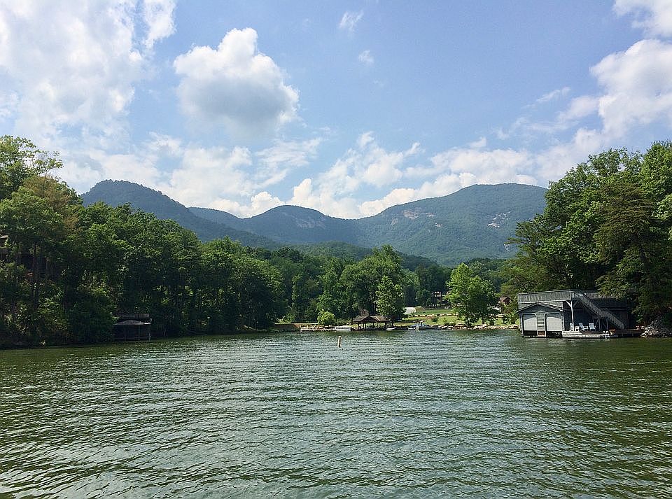 View into cove pre Helene
