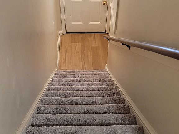 Steps leading to the living area's and entry /exit door