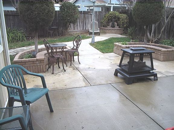 Park like backyard