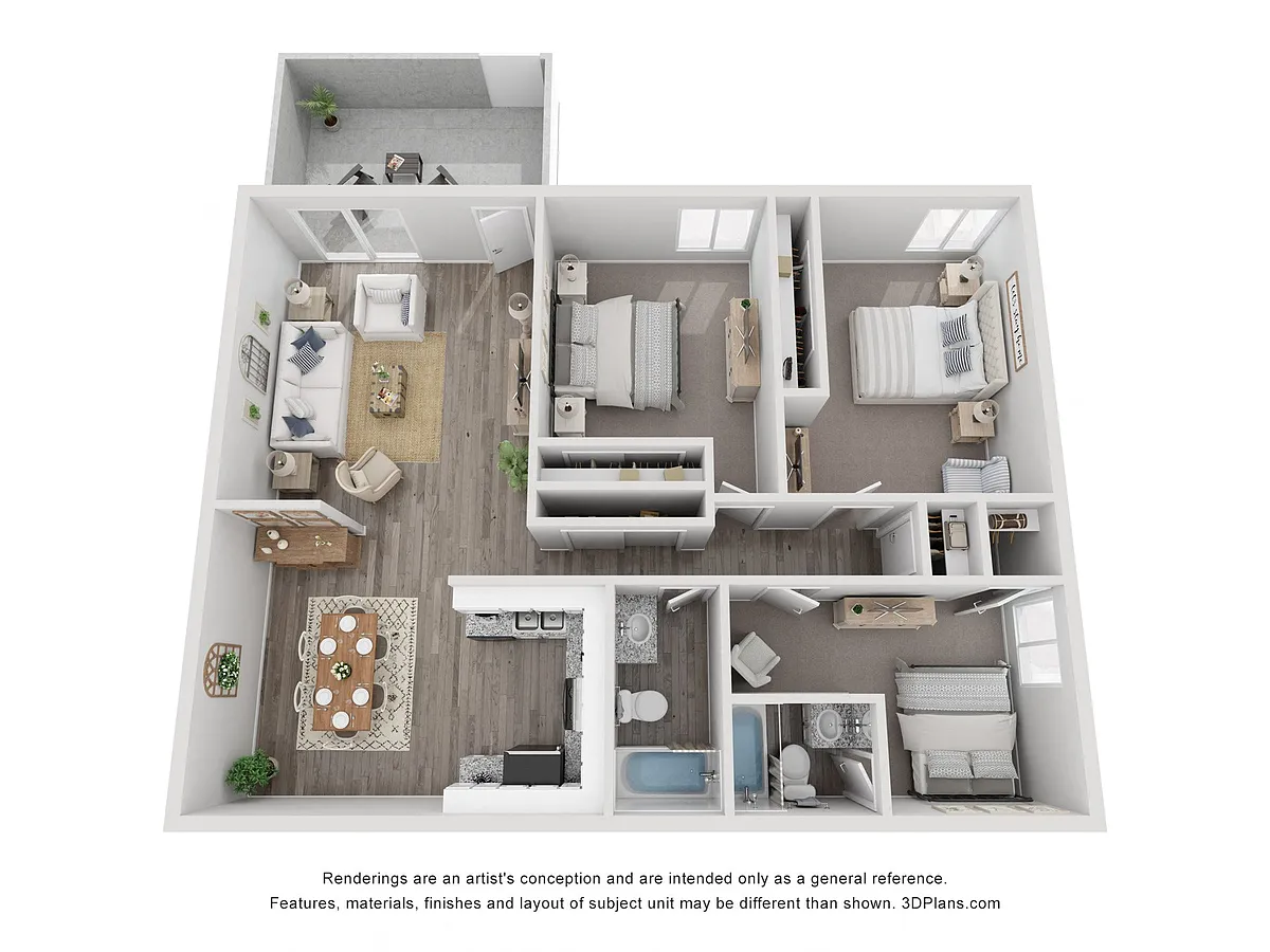 Floor plan 3 Bedroom