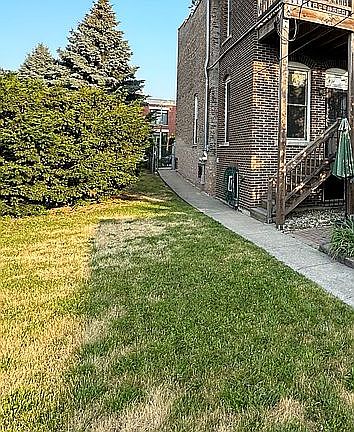 View looking northwest