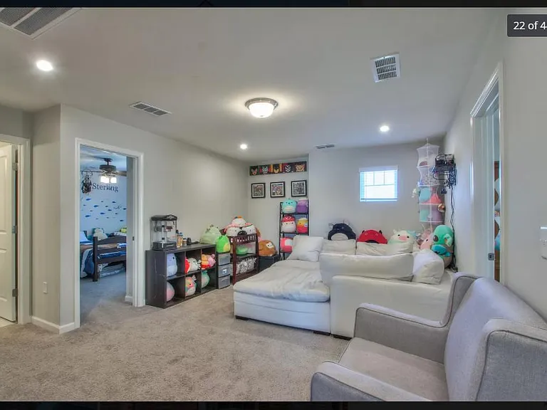 bonus area upstairs