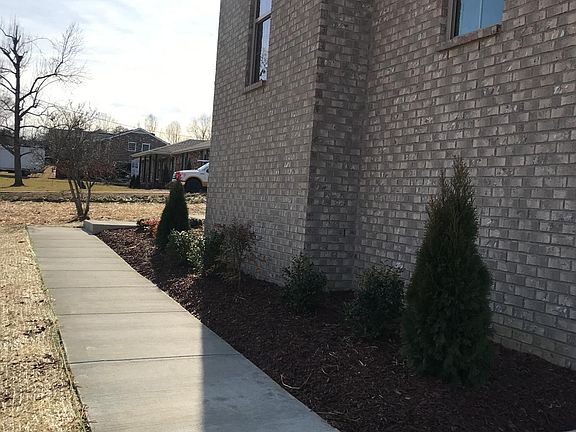 Walk way to front door