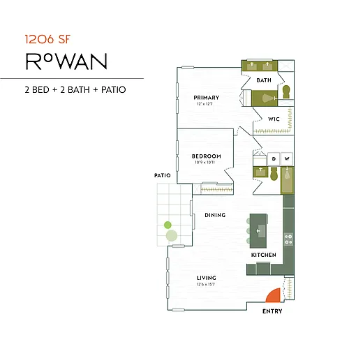 Floor plan Rowan