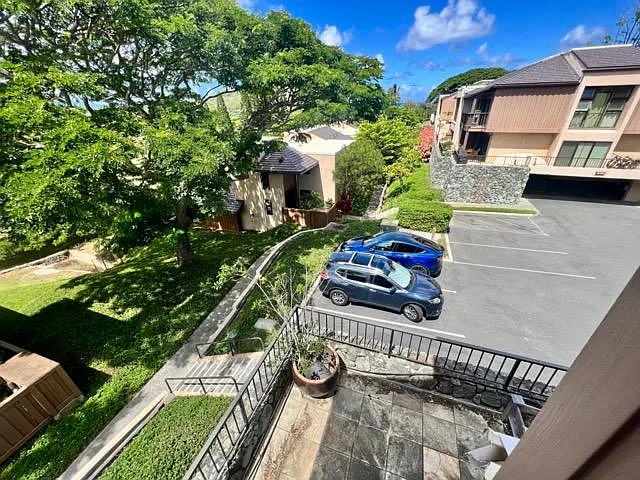 View from upstairs Master balcony