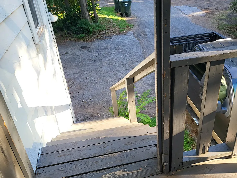 Top of steps view