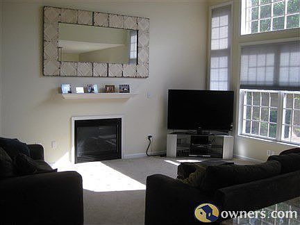 large, bright family room