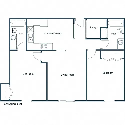 Floor plan Richfield 22B