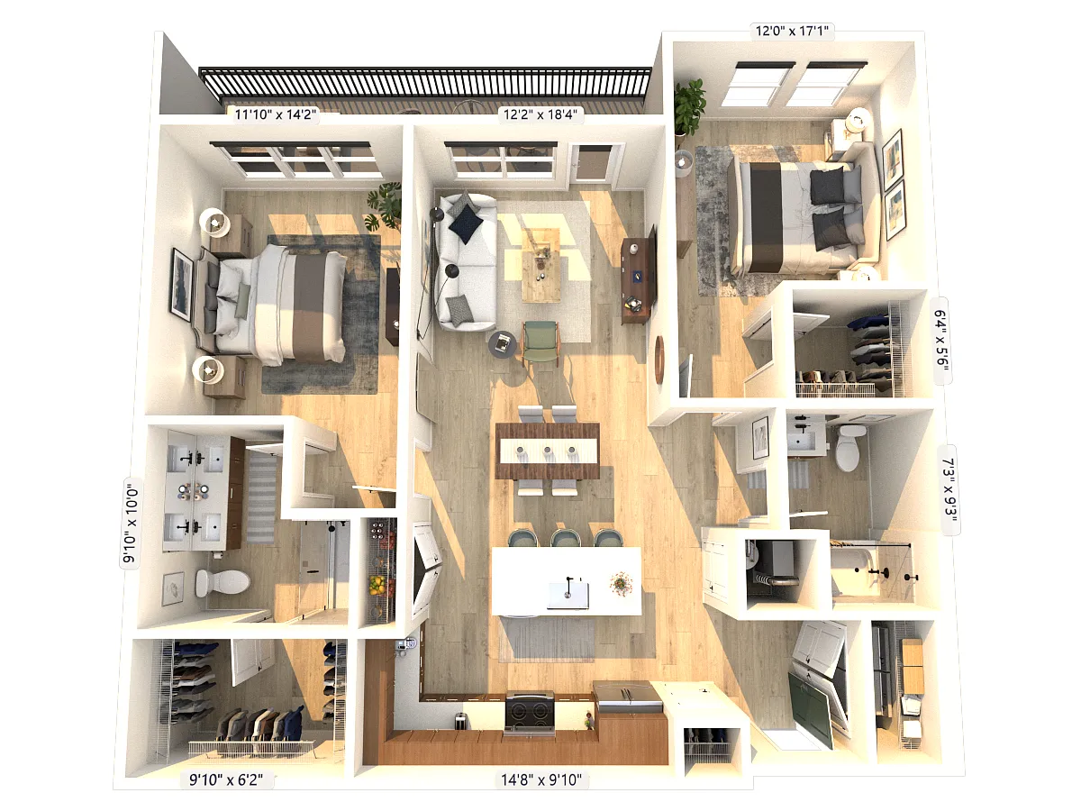 Floor plan C1-1G