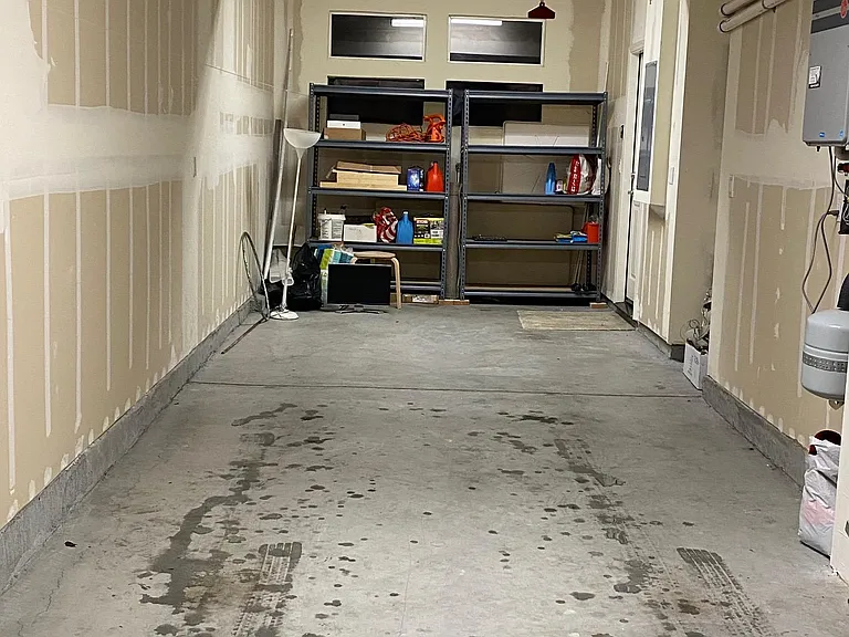 Garage with Additional Storage