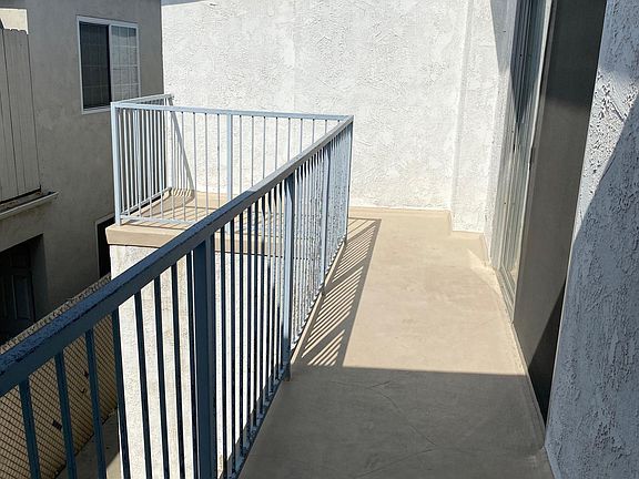 Upstairs balcony as seen from entrance door.