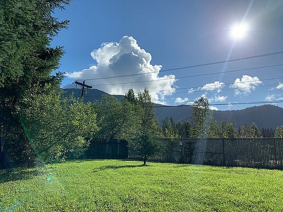 Far corner of the upper yard