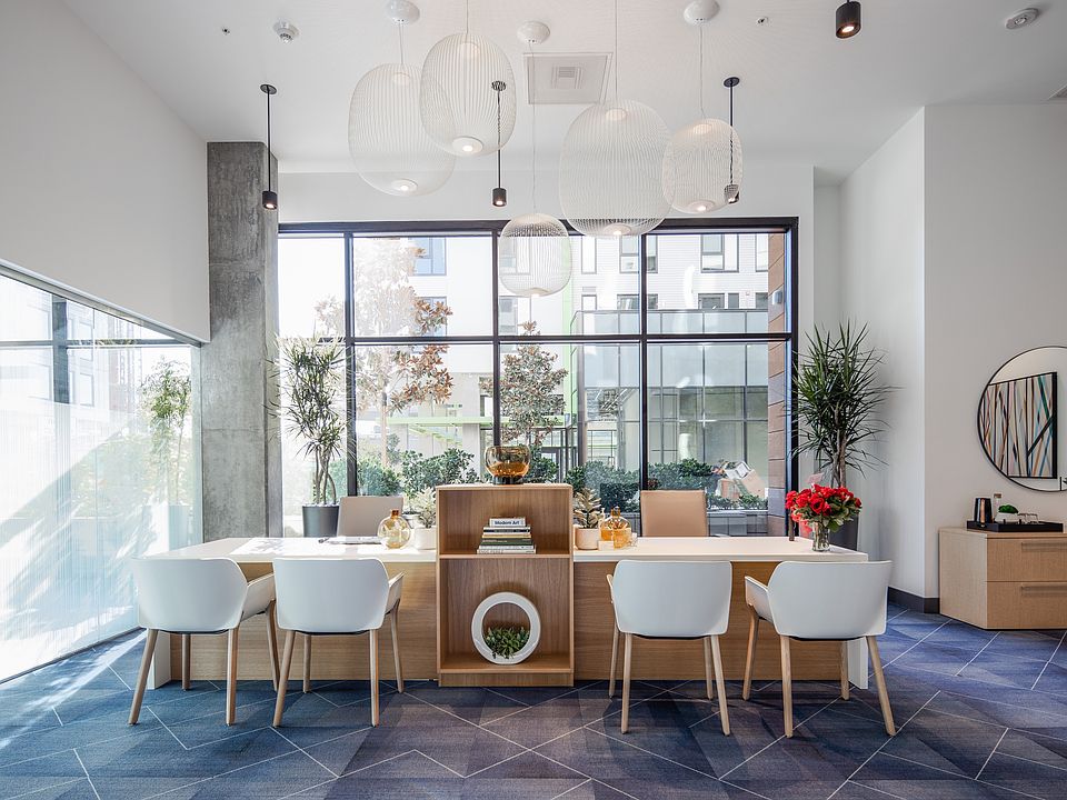 A welcoming and modern leasing office designed to make a lasting first impression.