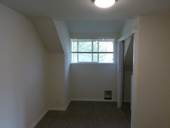 Bedroom with new paint and carpet