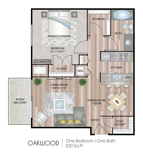 Floor plan OAKWOOD