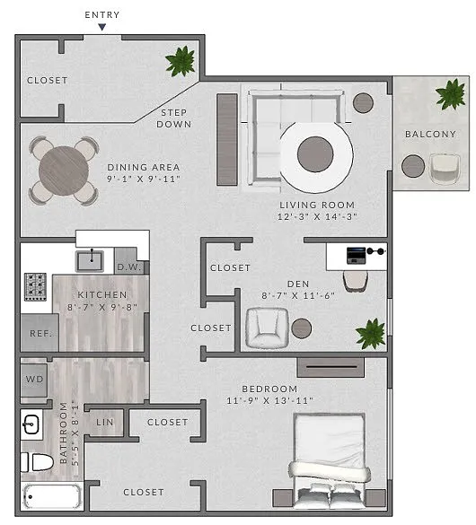 Floor plan B1
