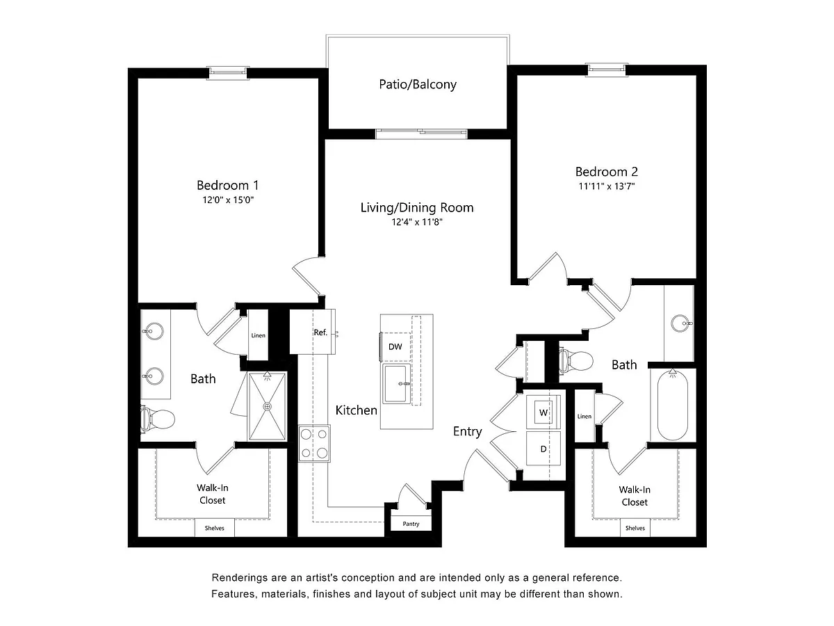 Floor plan 2BALT2