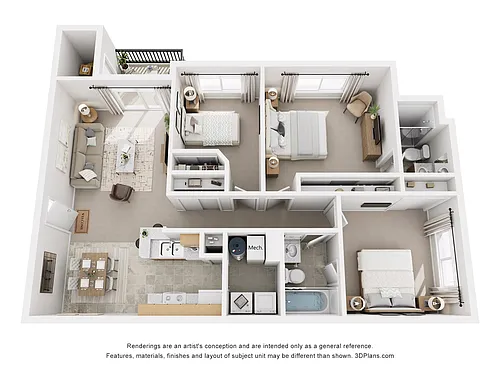 Floor plan 3B2B