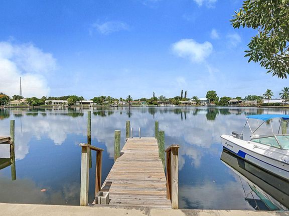 Private boat dock.